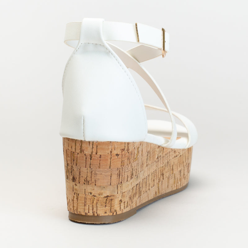 Cork Wedge Sandal