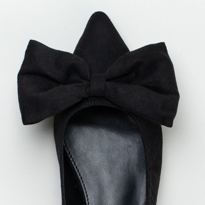 Pointy Sling Back With Bow