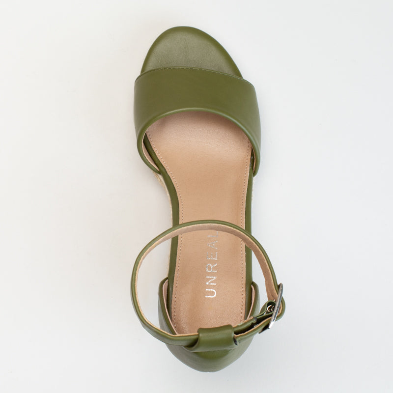 Espadrille Wedge with Ankle Strap