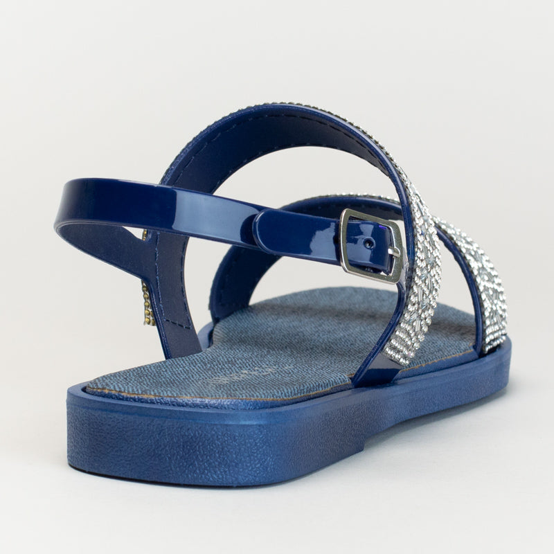 DIAMANTE DOUBLE SLING BACK