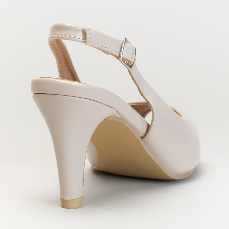 Peep Toe Slingback