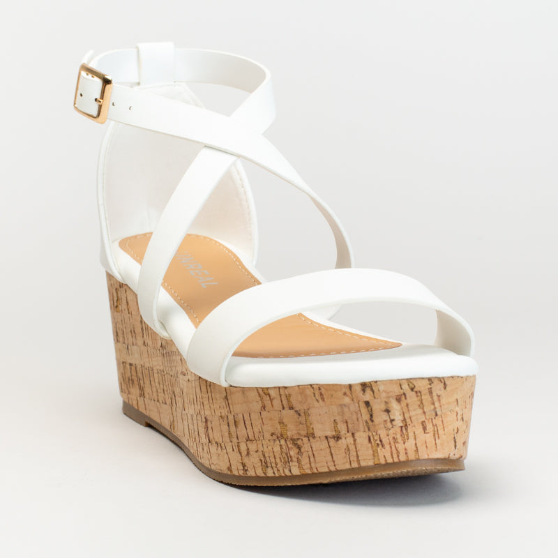 Cork Wedge Sandal