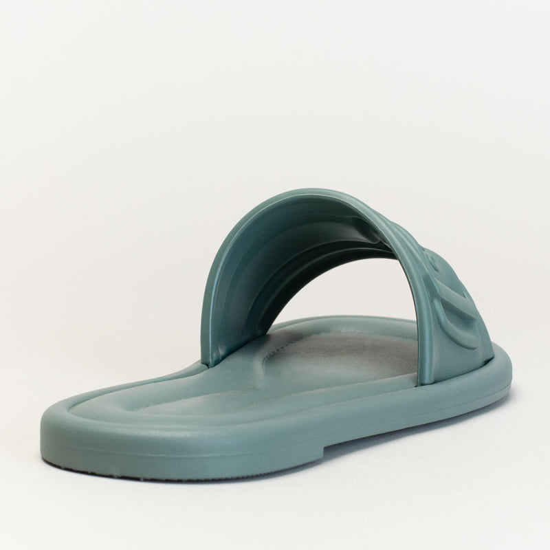 MOCK BUCKLE SLIDE-GREEN