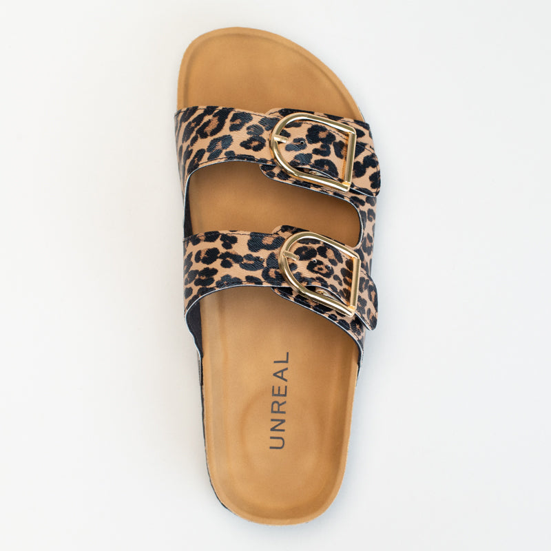 DOUBLE BUCKLE WITH ZEBRA PRINT