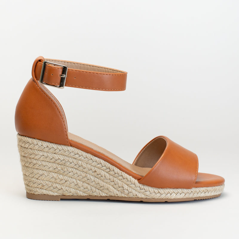 Espadrille Wedge with Ankle Strap