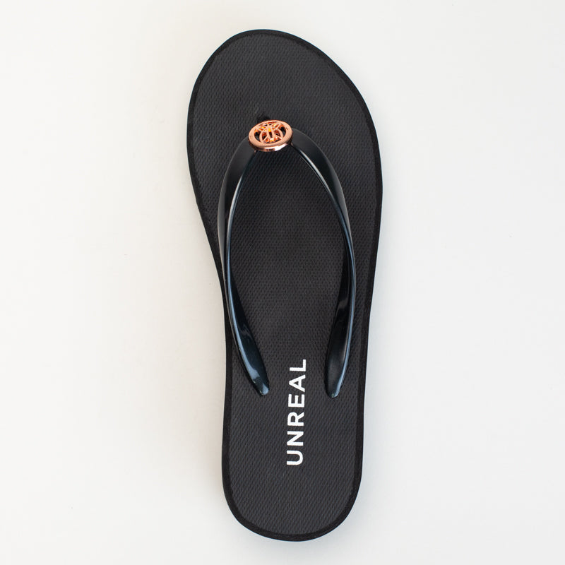 TOE THONG PRINTED WEDGE