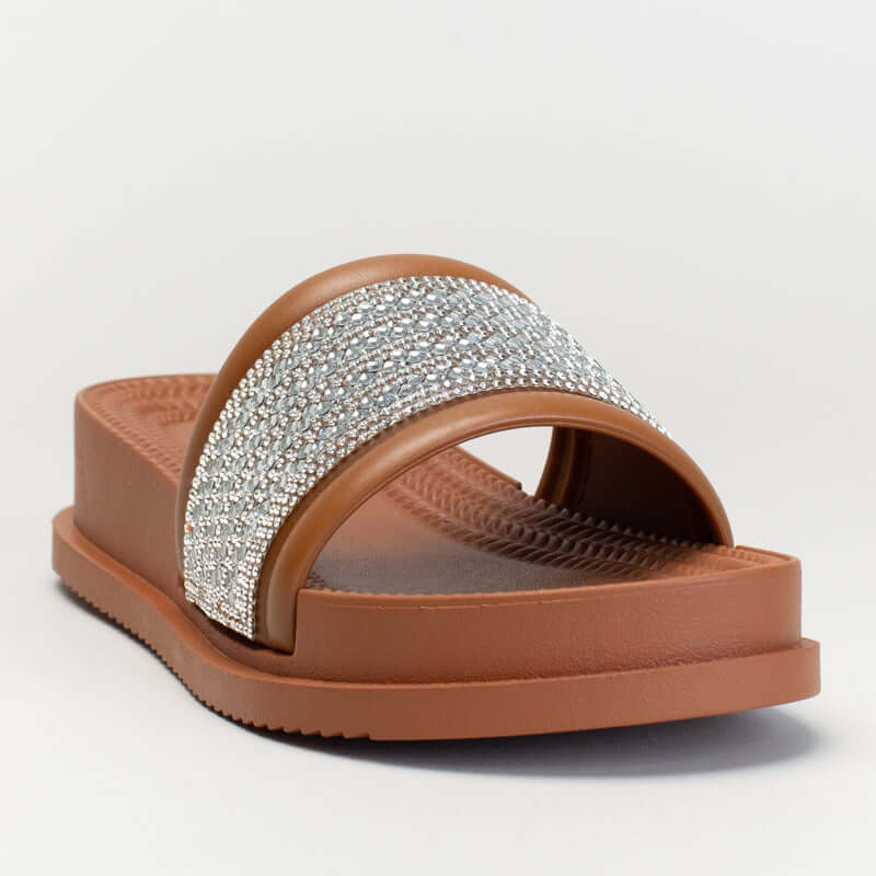 Sandal with Diamante Band
