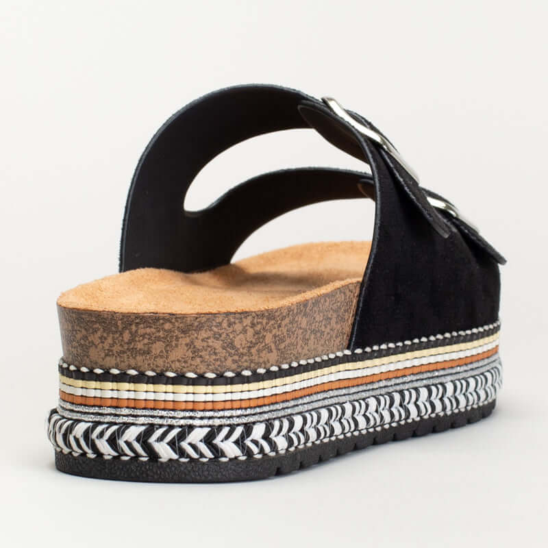 ESPADRILLE PRINTED PLATFORM