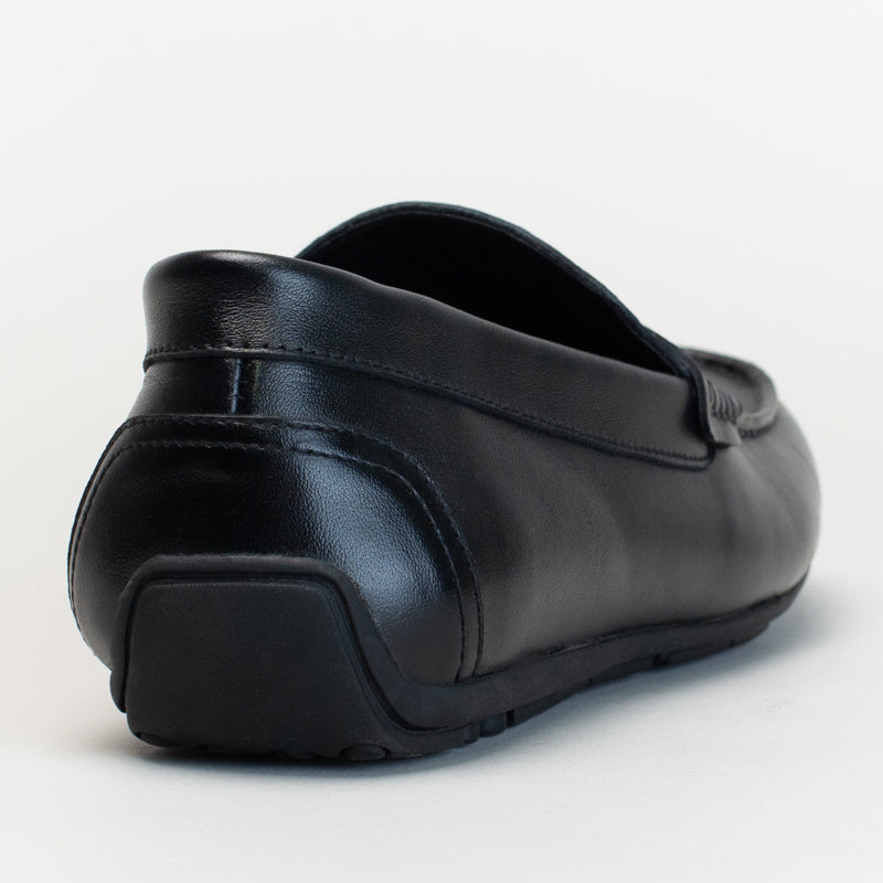 leather driving moccasin