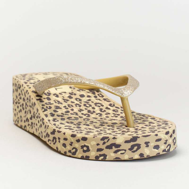 TOE THONG PRINTED WEDGE