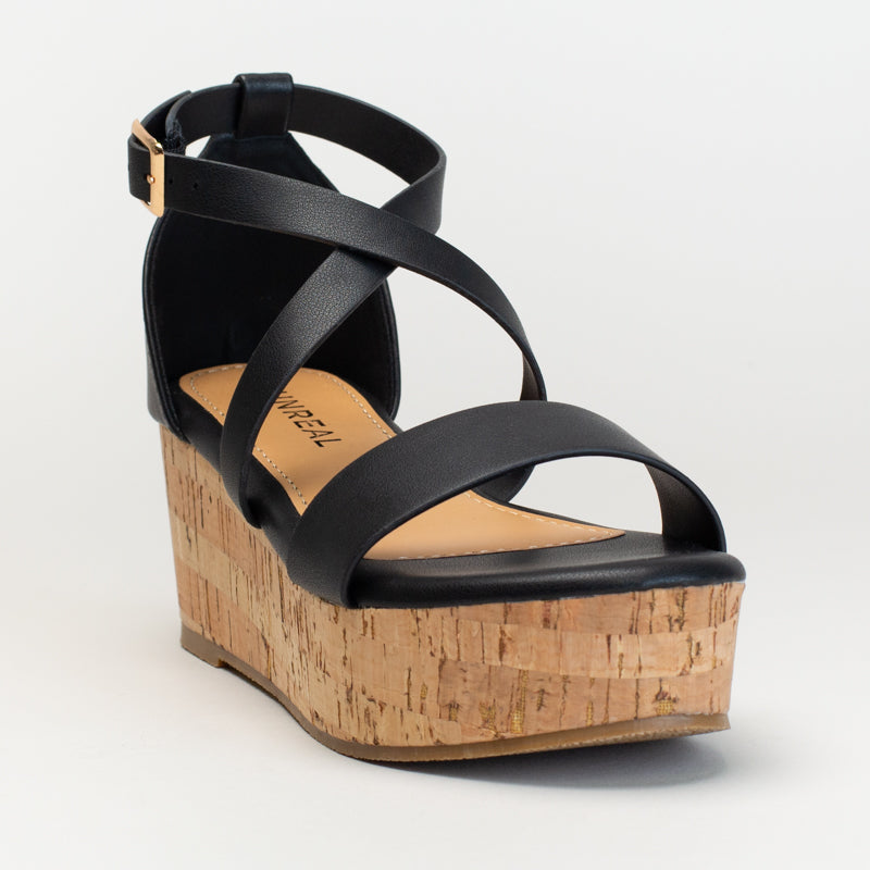 Cork Wedge Sandal