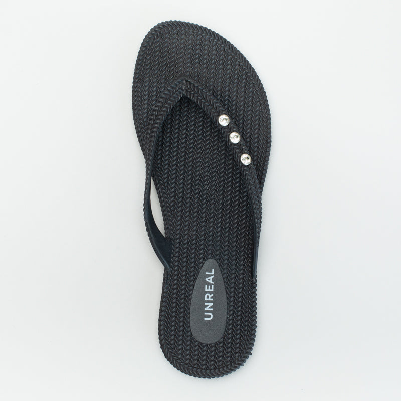 Thong With Diamante Trim Detail
