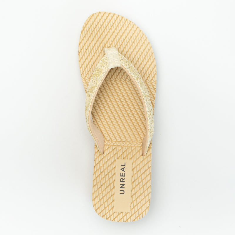 RAFIA PLATFORM THONG