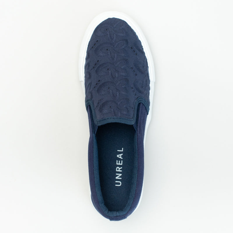 Slip On Platform With Anglaise Upper
