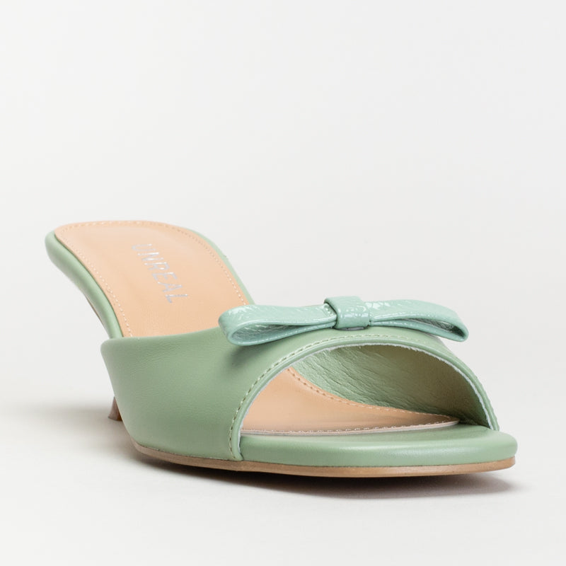 Kitten Heel Mule With Bow _ 166392