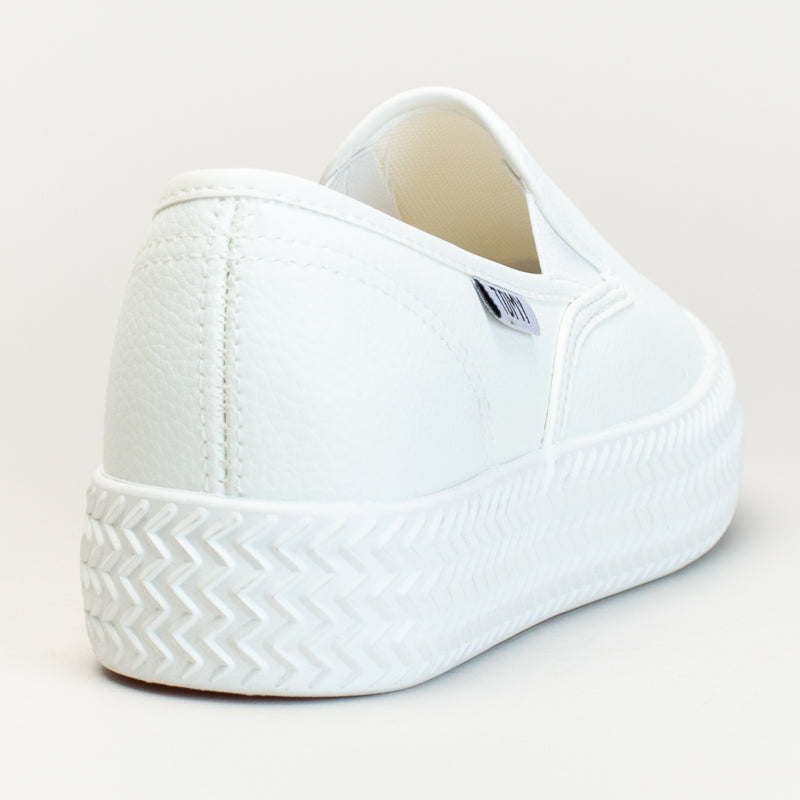 Tomy Linen Platform Slip On