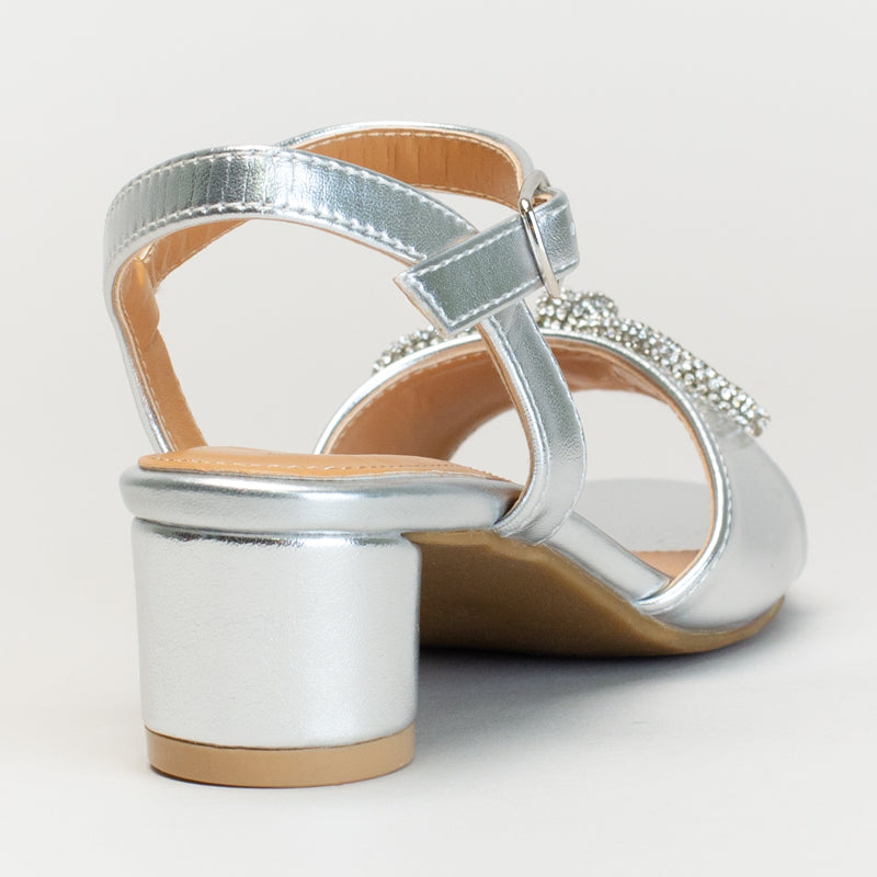 Diamante Bow Party Shoe