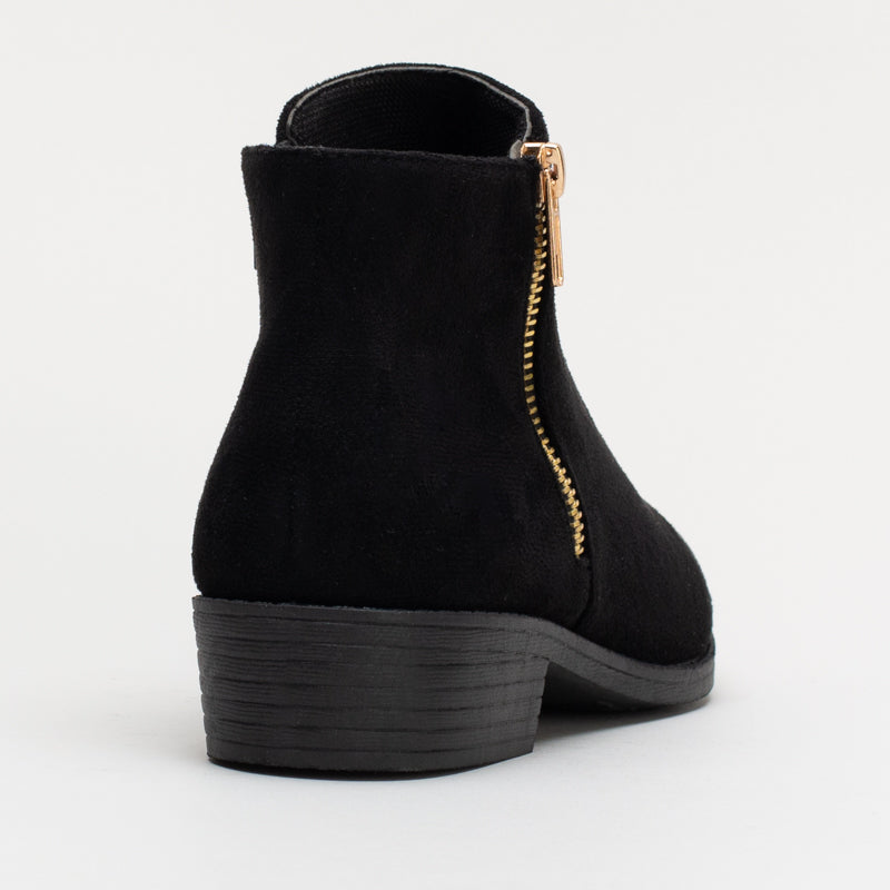 Ankle Zip Detail Boot _ 160528