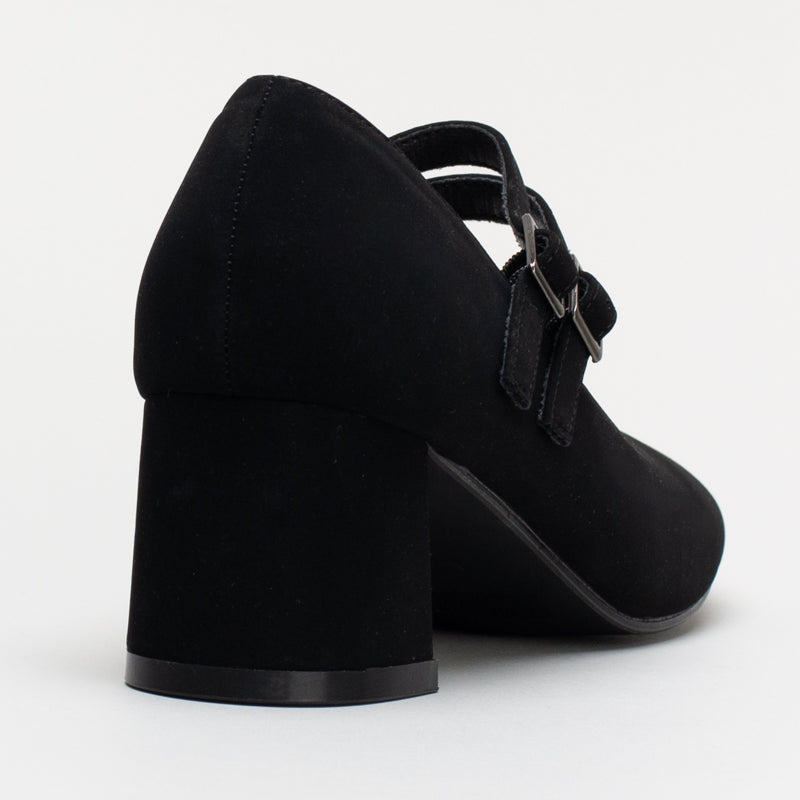 Block Heel Mary Jane _ 160957