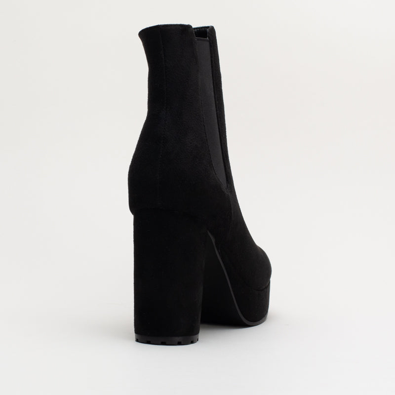 Platform Block Heel Boot _ 161546