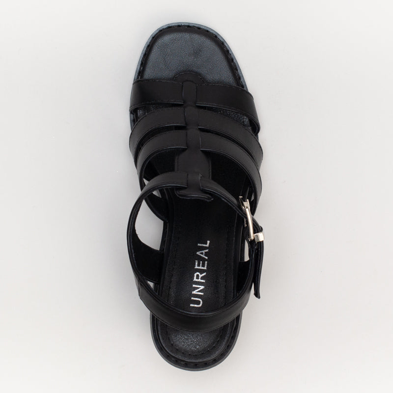 Fisherman Block Heel Sandal _ 160953