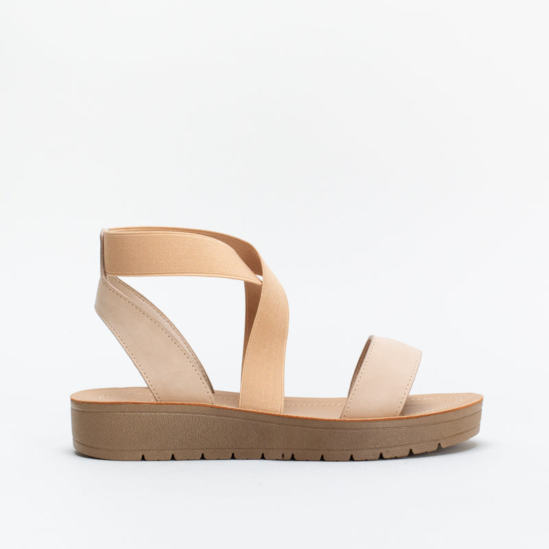 Unreal Women Elastic Cross Over Footbed _ 142878