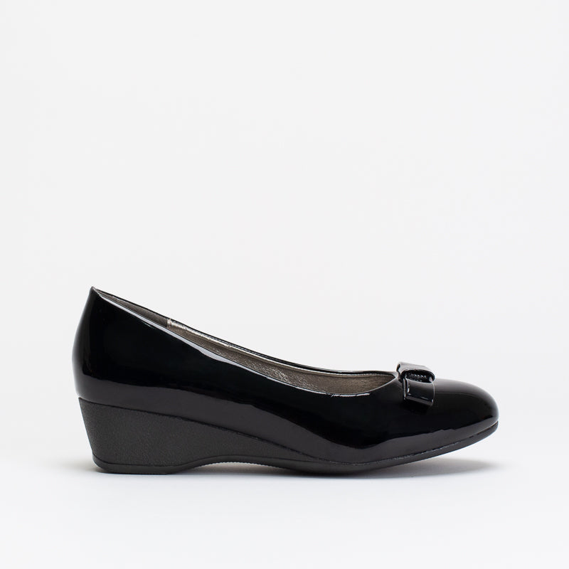 Bow Detail Wedge 147259 Shoe City