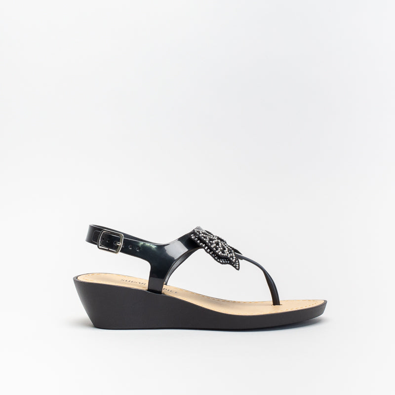 Older Girls Glitter Bow Wedge _ 141069