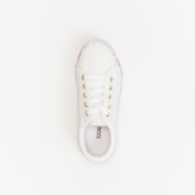 Older Girls Floral Sneaker _ 141058