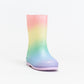 Younger Girls Glitter Rainbow Wellie _ 147212