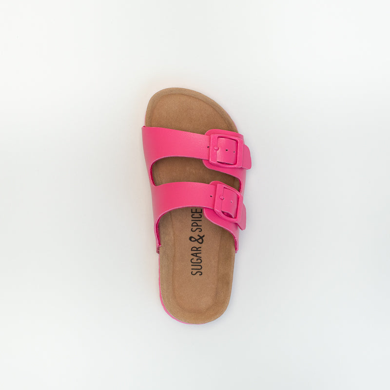 Older Girls Double Buckle Comfort Sandal _ 143024