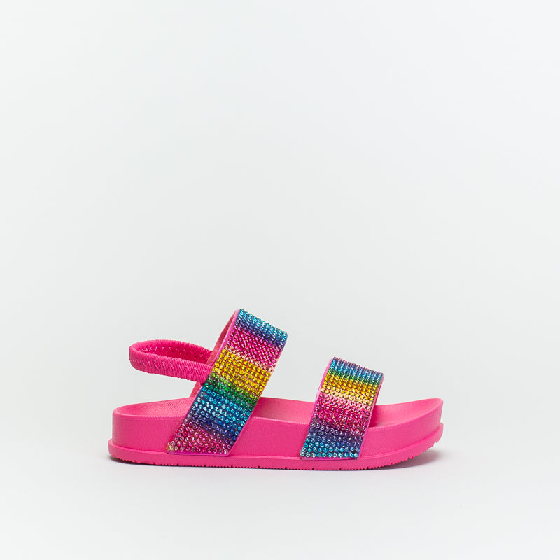 Younger Girls Rainbow Jelly Sandal _ 143043