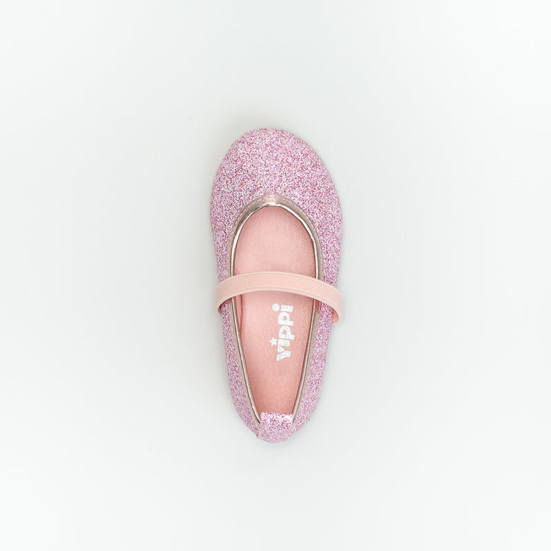 Younger Girls Glitter Pump _ 143108