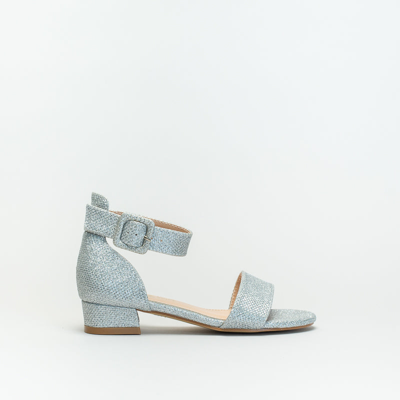 Older Girls Glitter Low Heel Sandal _ 143033