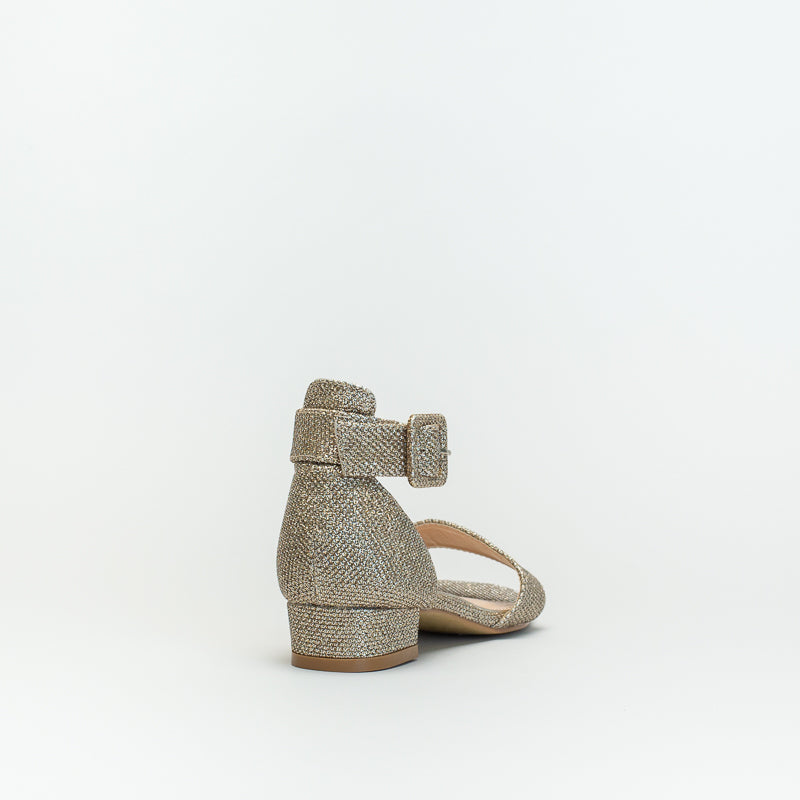Older Girls Glitter Low Heel Sandal _ 143033