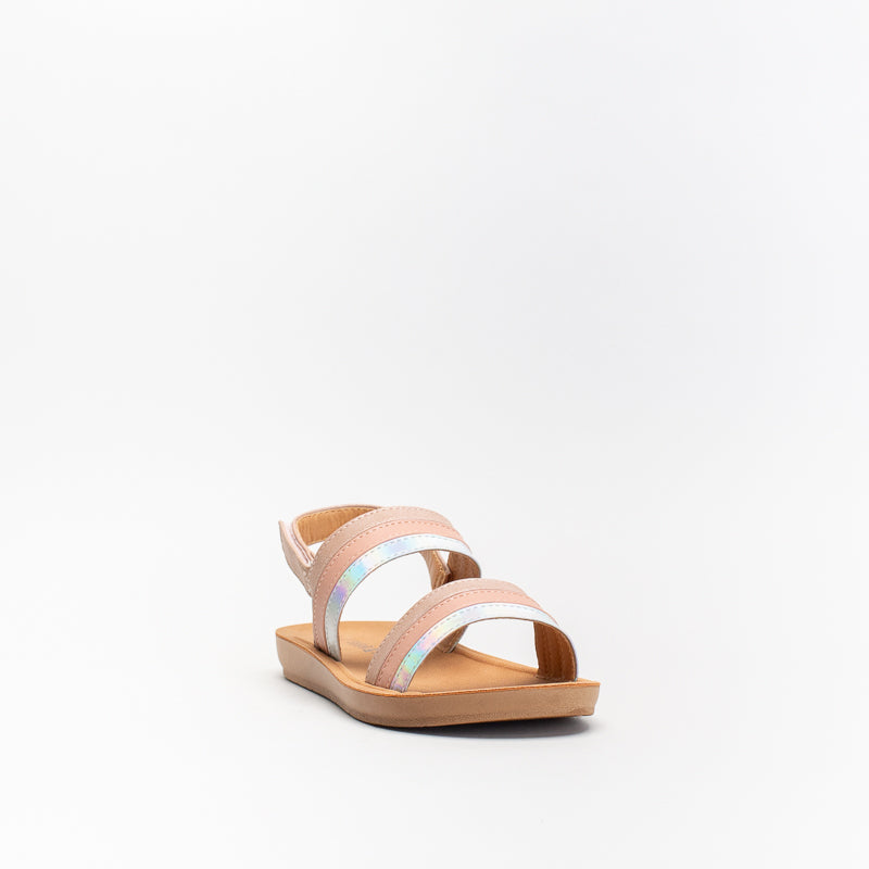 Older Girls Textured Strap Comfort Sandal _ 141065