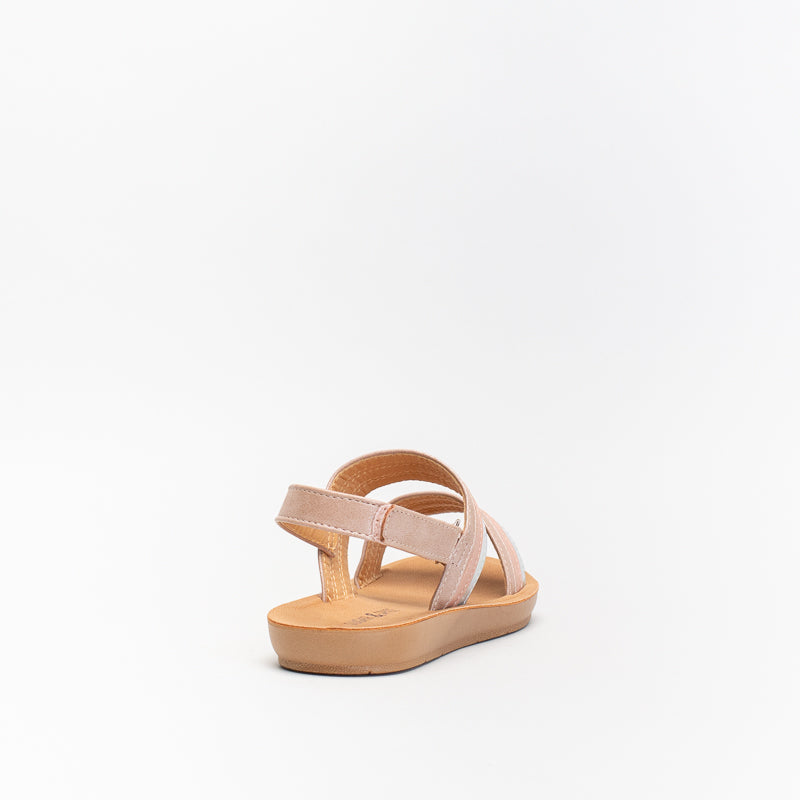 Older Girls Textured Strap Comfort Sandal _ 141065