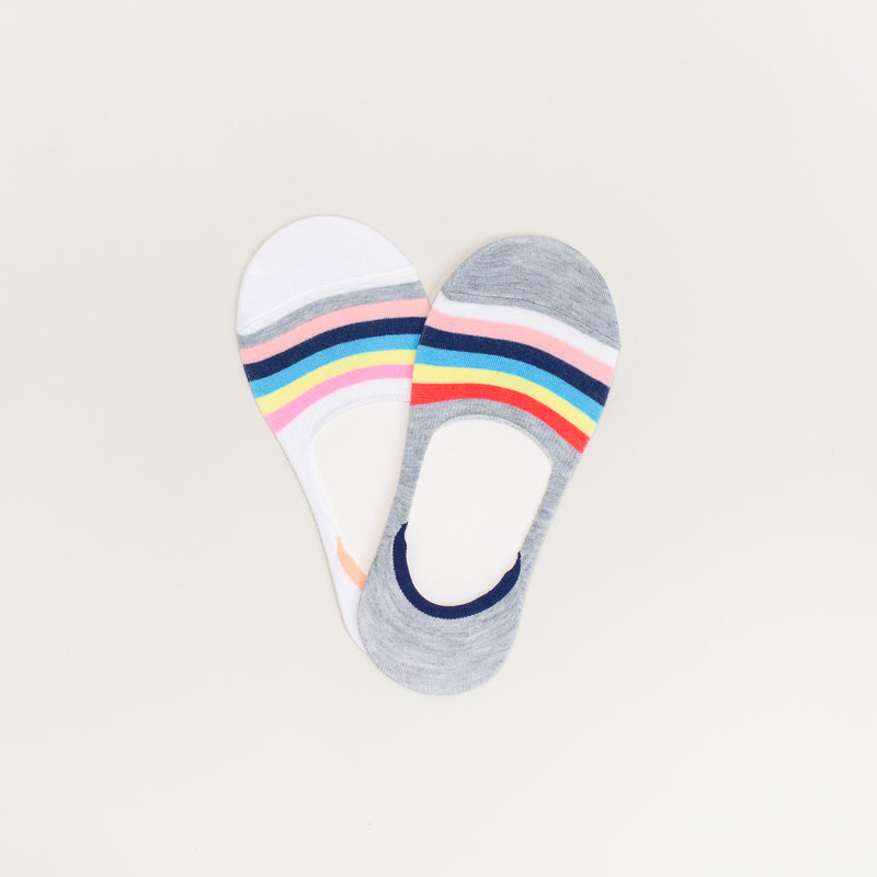 Ladies Stripe 2 Pack Socks _ 142337