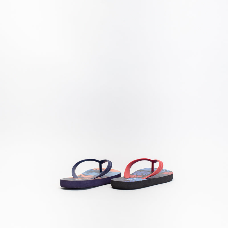 B Palm Print Pack Flip Flops Sizes : 11-5 _ 142920