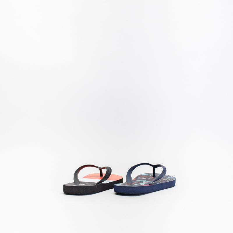 Older Boys Shark Print Pack Flip Flops Sizes : 11-5 _ 142921