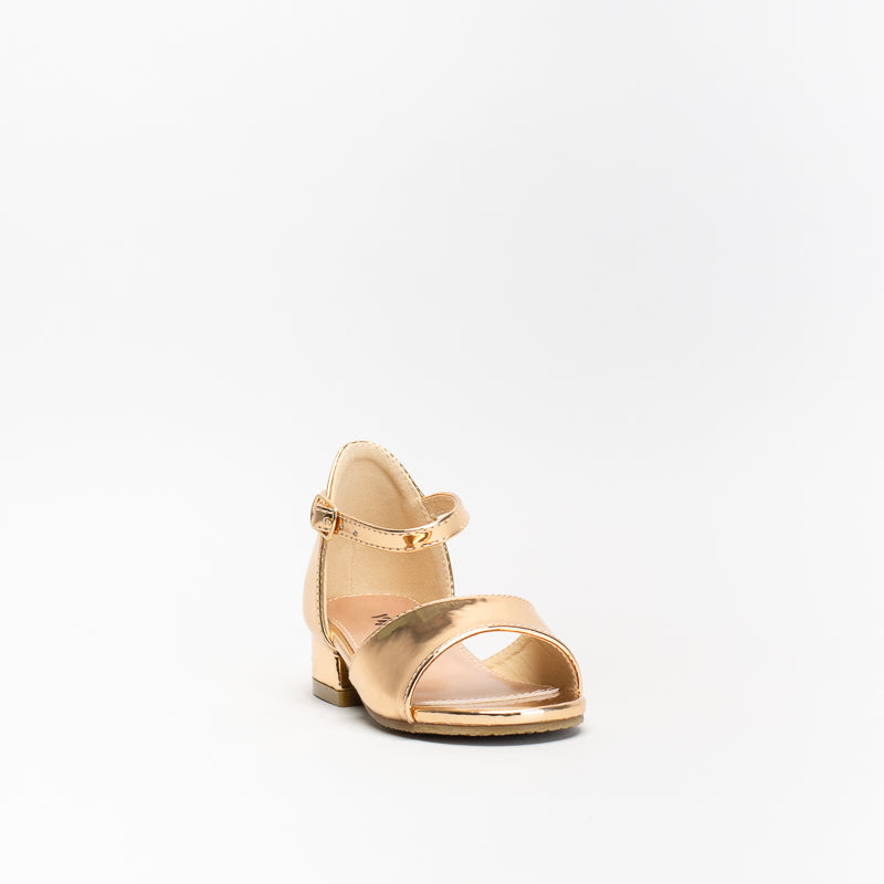 Younger Girls Shiny Block Heel _ 141185