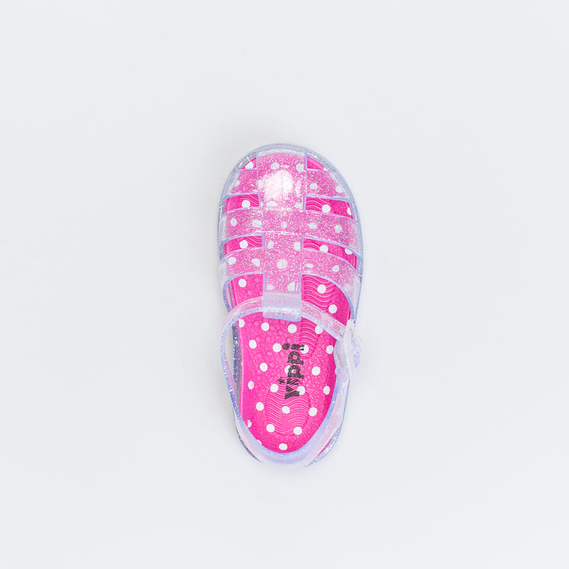 Younger Girls Glitter Jelly Shoe _ 141184