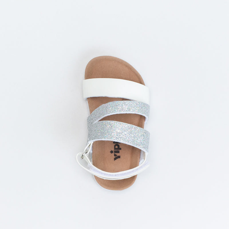 Younger Girls Glitter Comfort Sandal _ 141178