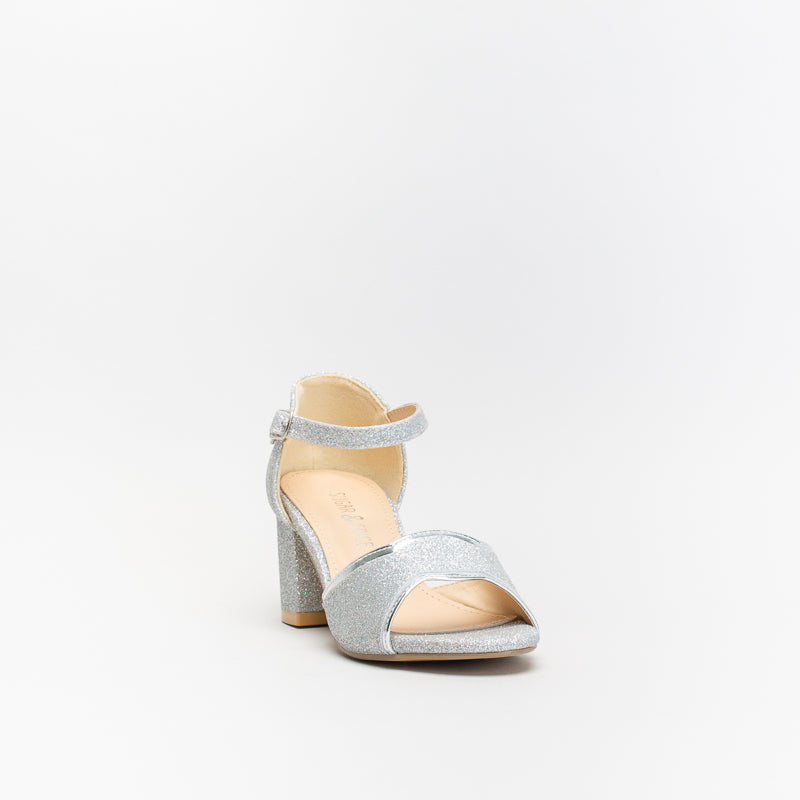 Older Girls Shiny Party Block Heel _ 141088
