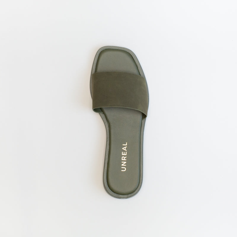 Unreal Women Flatform Band Mule _ 150638