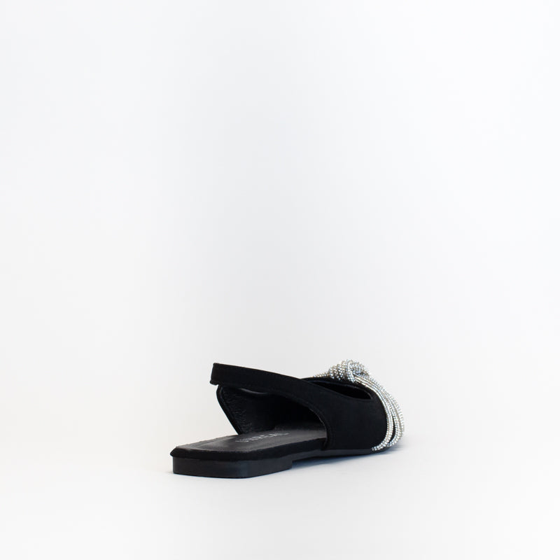 Unreal Women Pointy Sling Back With Diamante Knot _ 150819