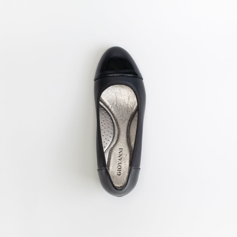 Giovanni Women Comfort Patent Combo Block Heel _ 152057