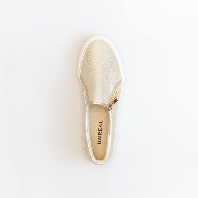 Unreal Women Slip-On Sneaker With Zip _ 150509