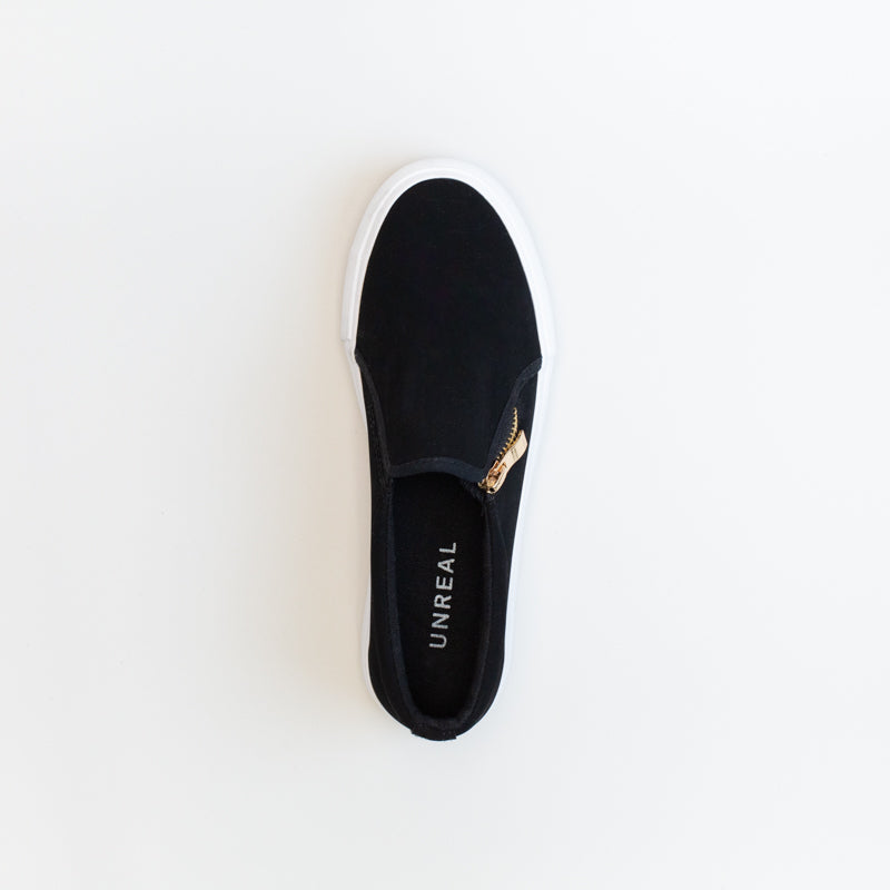 Unreal Women Slip-On Sneaker With Zip _ 150509