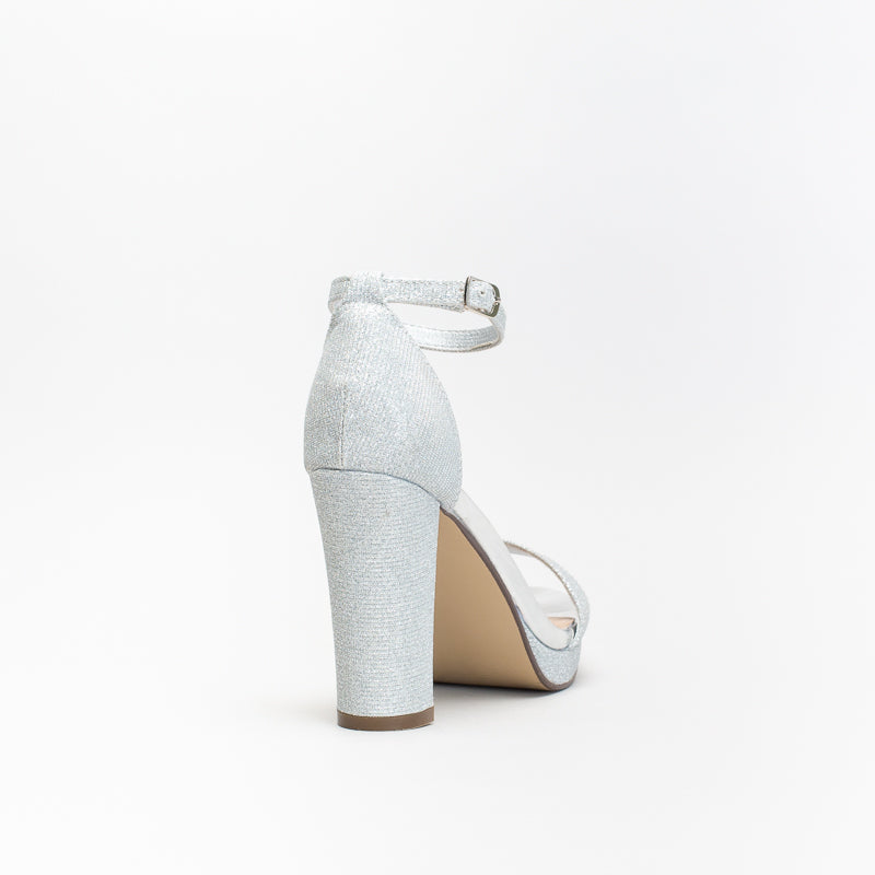 Unreal Women Glitter Platform Block Heel Sandal _ 140635